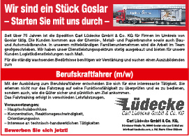 Anzeige Ausbildung Berufskraftfahrer